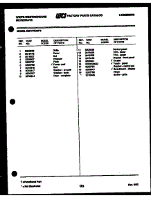 03 - Door Parts parts for Frigidaire Oven KB443GDM2 from AppliancePartsPros.com