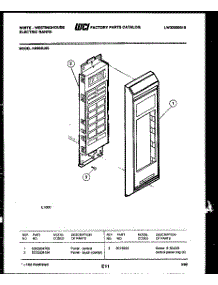 09 - Control Panel parts for Frigidaire Oven KB969LM0 from AppliancePartsPros.com