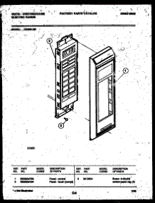 09 - Control Panel parts for Frigidaire Oven KB969LM3 from AppliancePartsPros.com
