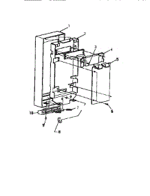 02 - Control Panel parts for Frigidaire Microwave KM355HXM from AppliancePartsPros.com