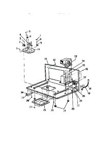 05 - Basic Body parts for Frigidaire Microwave KM650HXM from AppliancePartsPros.com