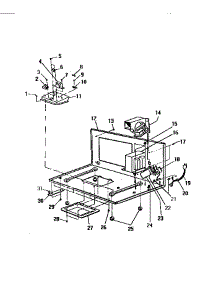 05 - Basic Body parts for Frigidaire Microwave KM750HXM from AppliancePartsPros.com