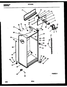 04 - Cabinet Parts parts for Frigidaire Refrigerator KRT21GRAW0 from AppliancePartsPros.com