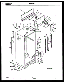 04 - Cabinet Parts parts for Frigidaire Refrigerator KRT21PNAW0 from AppliancePartsPros.com