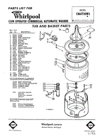 05 - Tub Detail parts for Frigidaire Washer LA650JXW5 from AppliancePartsPros.com