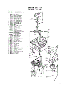 07 - Transmission Parts parts for Frigidaire Washer LA650JXW5 from AppliancePartsPros.com