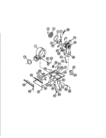04 - Dryer Motor, Base, Housing And Moun parts for Frigidaire Washer Dryer Combo LCE441LL2 from AppliancePartsPros.com