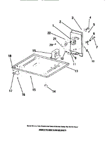 22 - Cabinet Base, Blower Motor, Transfo parts for Frigidaire Microwave MC600C0 from AppliancePartsPros.com