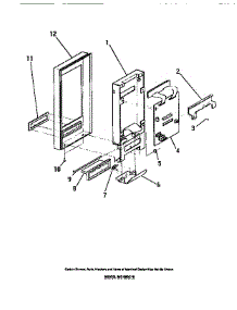06 - Electrical Controls, Panel, Trim parts for Frigidaire Microwave MC690C0 from AppliancePartsPros.com