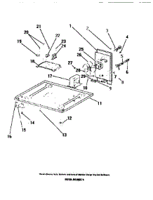 23 - Cabinet Base,  Blower Motor, Transf parts for Frigidaire Microwave MCT1500C0 from AppliancePartsPros.com