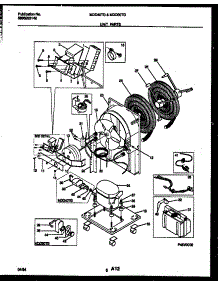 04 - Unit Parts parts for Frigidaire Dehumidifier MDD50TG2 from AppliancePartsPros.com
