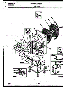04 - Unit Parts parts for Frigidaire Dehumidifier MDH40TF3 from AppliancePartsPros.com