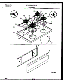 04 - Cooktop And Drawer Parts parts for Frigidaire Range MEF300PBWA from AppliancePartsPros.com