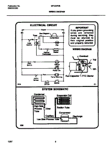 05 - Wiring Diagram parts for Frigidaire Freezer MFU20F3BW6 from AppliancePartsPros.com