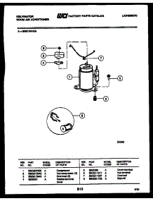 05 - Compressor parts for Frigidaire Air Conditioner MH310H1QA from AppliancePartsPros.com