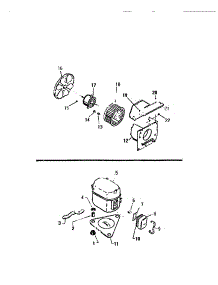 04 - Air Handling Parts, Compressor parts for Frigidaire Air Conditioner MH413T2RC from AppliancePartsPros.com