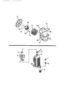 04 - Air Handling Parts, Compressor parts for Frigidaire Air Conditioner MH608B1EA from AppliancePartsPros.com