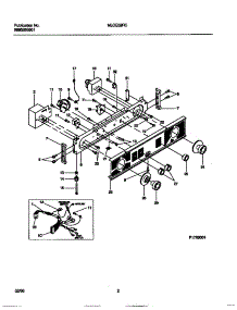 02 - Console And Controls parts for Frigidaire Washer Dryer Combo MLCE52RCS0 from AppliancePartsPros.com