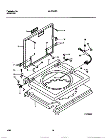 08 - Washer-Top Panel parts for Frigidaire Washer Dryer Combo MLCE52RCS0 from AppliancePartsPros.com