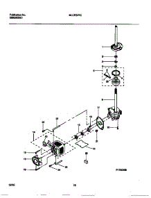 09 - Washer-Drive parts for Frigidaire Washer Dryer Combo MLCE52RCS0 from AppliancePartsPros.com