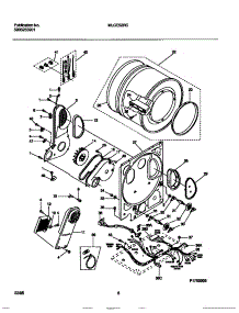 04 - Dryer-Cabinet, Drum, Heater parts for Frigidaire Washer Dryer Combo MLCE52RCT0 from AppliancePartsPros.com