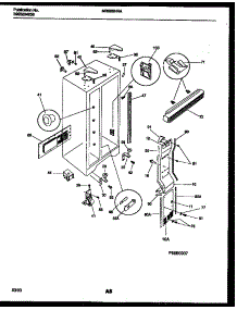 05 - Cabinet Parts parts for Frigidaire Refrigerator MRS20HRAW0 from AppliancePartsPros.com