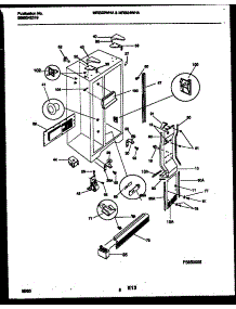 05 - Cabinet Parts parts for Frigidaire Refrigerator MRS22WHAW0 from AppliancePartsPros.com