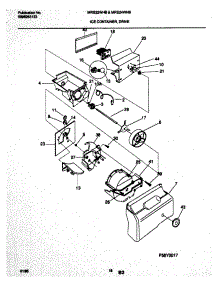 17 - Ice Container parts for Frigidaire Refrigerator MRS22WHBW1 from AppliancePartsPros.com