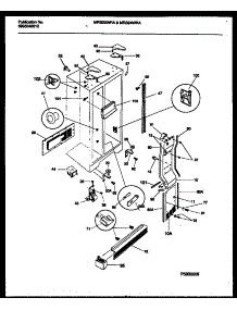 05 - Cabinet Parts parts for Frigidaire Refrigerator MRS22WRAW1 from AppliancePartsPros.com
