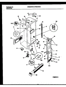 05 - Cabinet Parts parts for Frigidaire Refrigerator MRS24WHBD0 from AppliancePartsPros.com