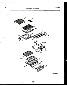 06 - Shelves And Supports parts for Frigidaire Refrigerator MRT15CHAW0 from AppliancePartsPros.com