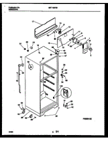 04 - Cabinet Parts parts for Frigidaire Refrigerator MRT18BRBZ0 from AppliancePartsPros.com
