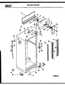04 - Cabinet Parts parts for Frigidaire Refrigerator MRT18JRBZ0 from AppliancePartsPros.com