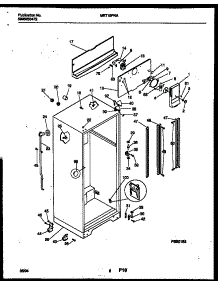 04 - Cabinet Parts parts for Frigidaire Refrigerator MRT19PNAD0 from AppliancePartsPros.com