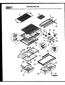 06 - Shelves And Supports parts for Frigidaire Refrigerator MRT21PNBY0 from AppliancePartsPros.com