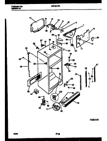 04 - Cabinet Parts parts for Frigidaire Refrigerator MRT24JRAW0 from AppliancePartsPros.com