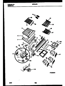 06 - Shelves And Supports parts for Frigidaire Refrigerator MRT24JRAZ0 from AppliancePartsPros.com