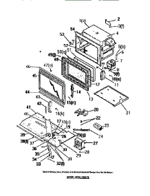 03 - Oven Door, Panels, Latch, Oven Line parts for Frigidaire Microwave MVH1150C0 from AppliancePartsPros.com
