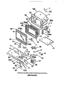 03 - Oven Liner, Magnetron, Stirrer, Tra parts for Frigidaire Microwave MVH1150C1 from AppliancePartsPros.com