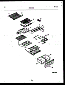 06 - Shelves And Supports parts for Frigidaire Refrigerator PRT154MCW2 from AppliancePartsPros.com