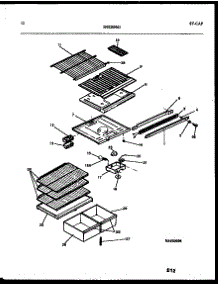 07 - Shelves And Supports parts for Frigidaire Refrigerator PRT193MCH1 from AppliancePartsPros.com