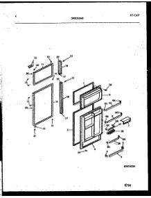 03 - Door Parts parts for Frigidaire Refrigerator PRT217MCD2 from AppliancePartsPros.com