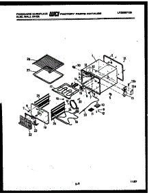 08 - Body Parts parts for Frigidaire Oven RBUGCF95EK from AppliancePartsPros.com