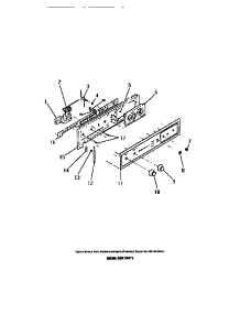 02 - Control Panel, Cook-Master, Switche parts for Frigidaire Oven REM77BCB1 from AppliancePartsPros.com