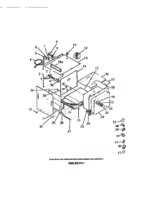 03 - Oven Liner, Panels, Door Hinges, Ov parts for Frigidaire Oven REM77BCB1 from AppliancePartsPros.com