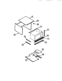 04 - Panels parts for Frigidaire Oven REM77BL4 from AppliancePartsPros.com