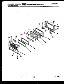 09 - Door Parts parts for Frigidaire Oven RGCF97ED from AppliancePartsPros.com