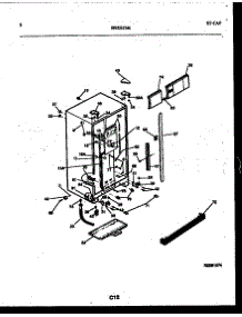05 - Cabinet Parts parts for Frigidaire Refrigerator RS227NCW0 from AppliancePartsPros.com