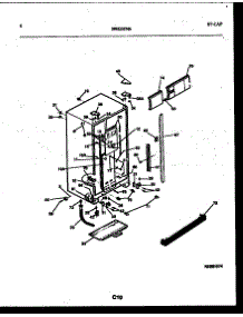 04 - Cabinet Parts parts for Frigidaire Refrigerator RS227NCW1 from AppliancePartsPros.com