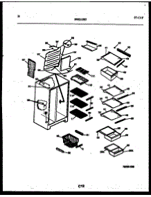 06 - Shelves And Supports parts for Frigidaire Refrigerator RS229MCD3 from AppliancePartsPros.com